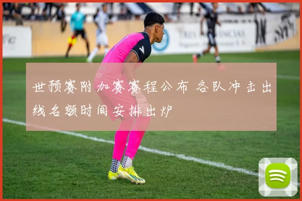世预赛附加赛赛程公布 各队冲击出线名额时间安排出炉